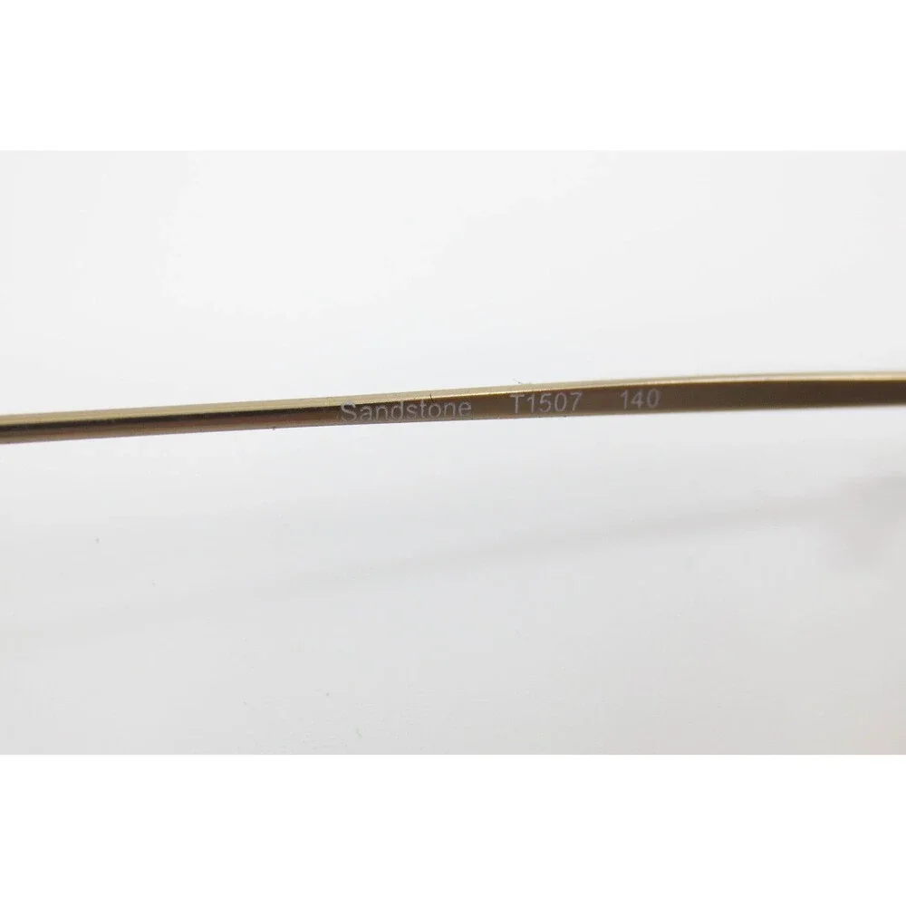 Sandstone T1507 Eyeglasses Bronze Semi-Rimless Rectangular Frames 49-20-140